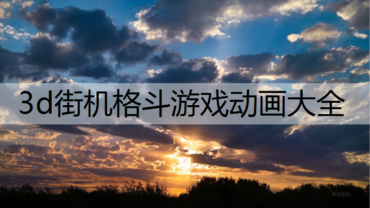 3d街机格斗游戏动画大全