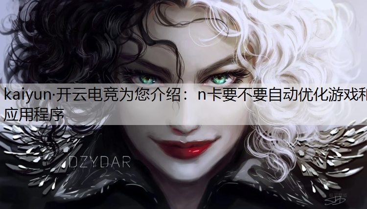 n卡要不要自动优化游戏和应用程序